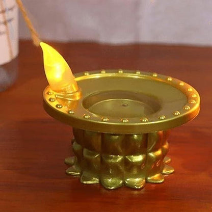 LED Water Pouring Diya Light