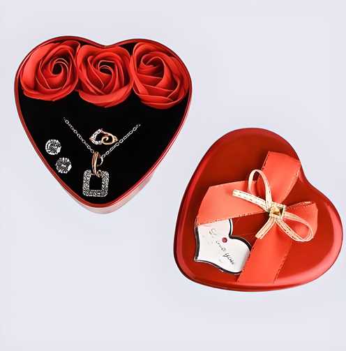 XENOBUY Sparkling Love Jewelry Gift Box - Valentine Heart