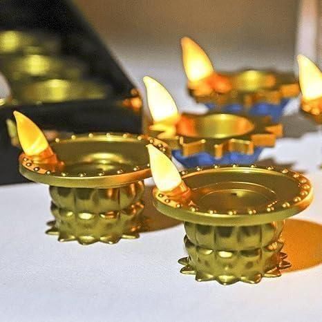 LED Water Pouring Diya Light