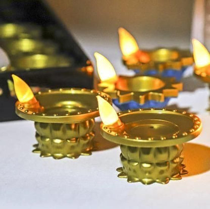 LED Water Pouring Diya Light